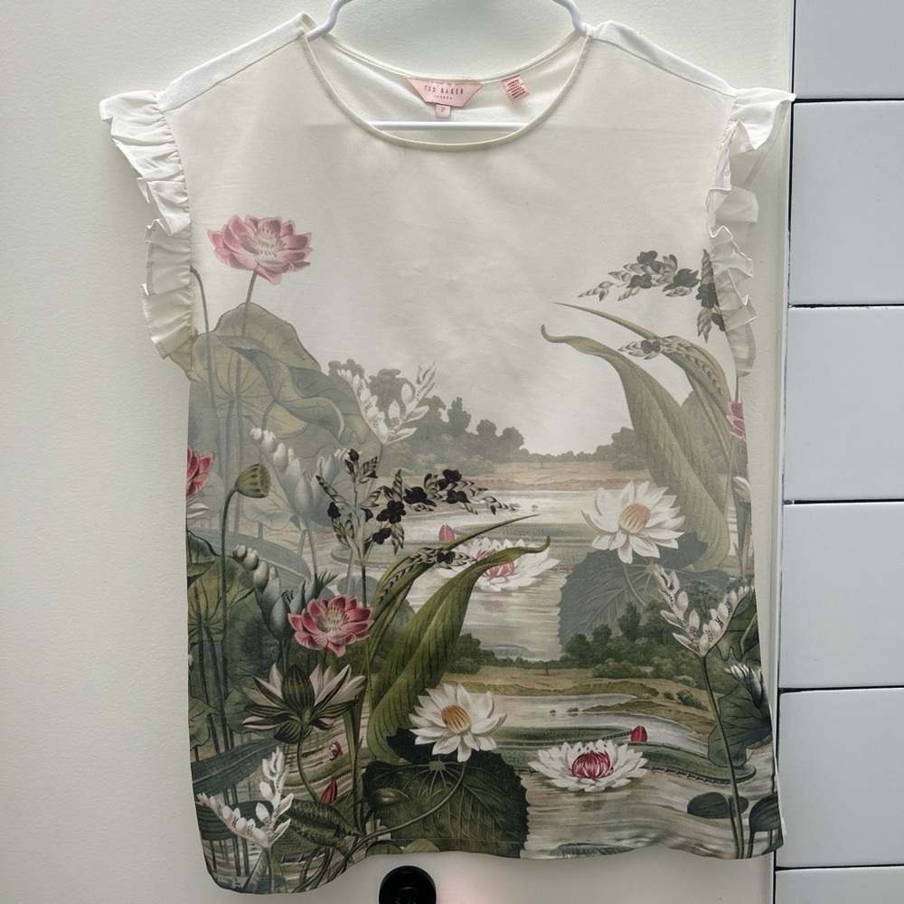 Ted Baker Floral Blouse Top 🌸